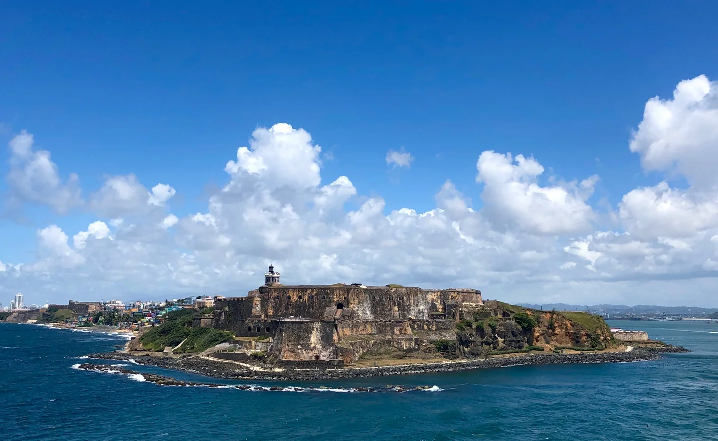 Castillo San Felipe del Morro and the San Juan coastline